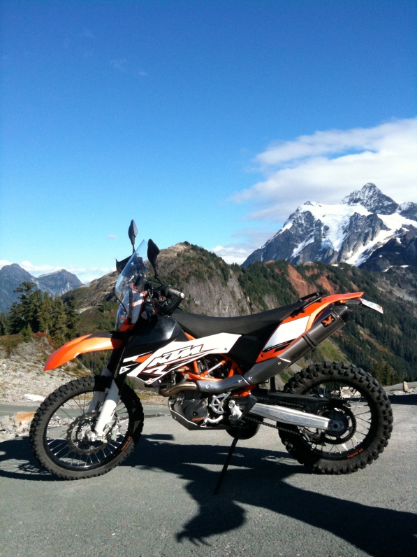 690 Enduro at the Top of Baker
